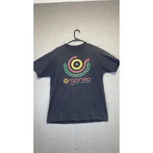 Organika Skateboards Shirt Mens Large Black Graphic Roots in Skateboarding‎
